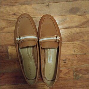 Talbots Leather Upper Carmel Flats Size 10 Women